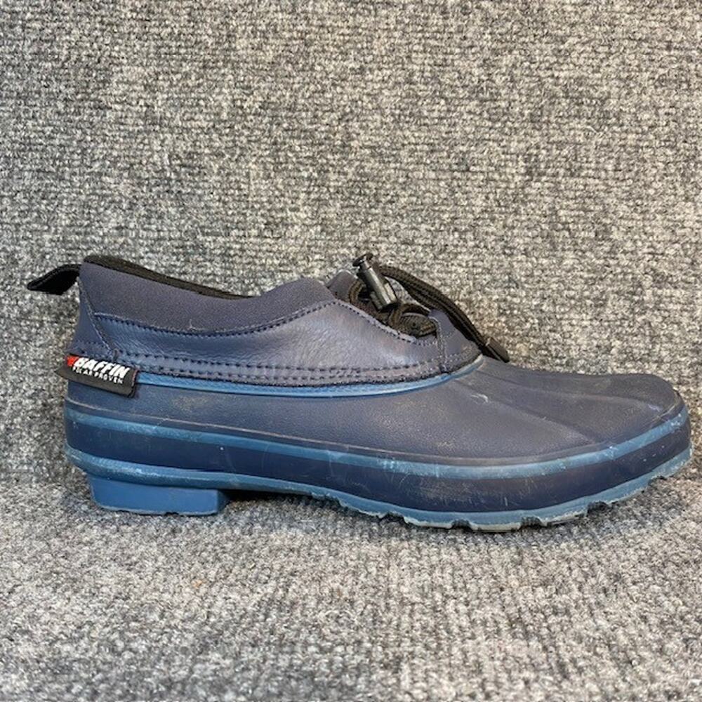 Baffin Lynx Womens 7 Navy Blue Duck Boots Waterproof Slip On Clogs Shoes